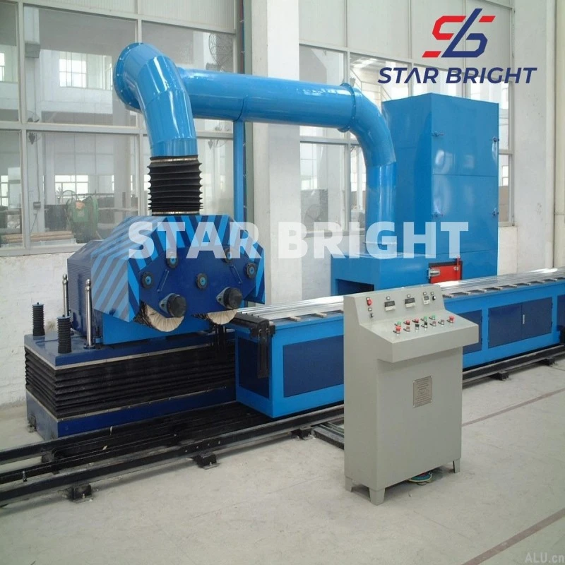 Sweep Aluminum Scratches Automatic Operation Polishing Machine factory